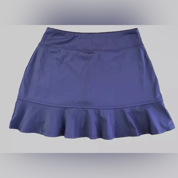 Swim skort skirt/skort navy with ruffle pool, swimming, summer - Picture 1 of 12